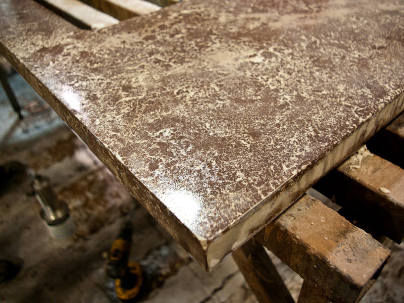 making concrete countertops