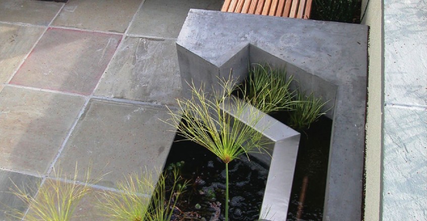 Concrete Bench and Water Feature | Concrete Exchange