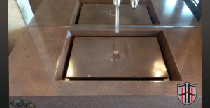 Concrete Sink by Franklin Fine Homes | Concrete Exchange