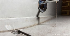 Concrete Integral Sink for the Bathroom by Line Studios Detroit, MI | Concrete Exchange