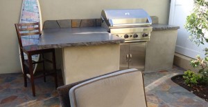 Outdoor Concrete Countertop and BBQ Surround - Matt Banks Construction | CHENG Concrete Exchange