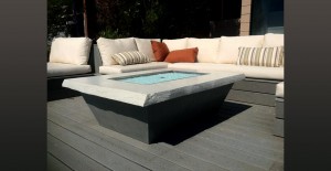 Outdoor Concrete Fire Table, Jax Design Shop, San Diego, CA | Concrete Exchange